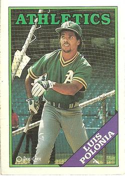 1988 O-Pee-Chee Baseball Cards 238     Luis Polonia